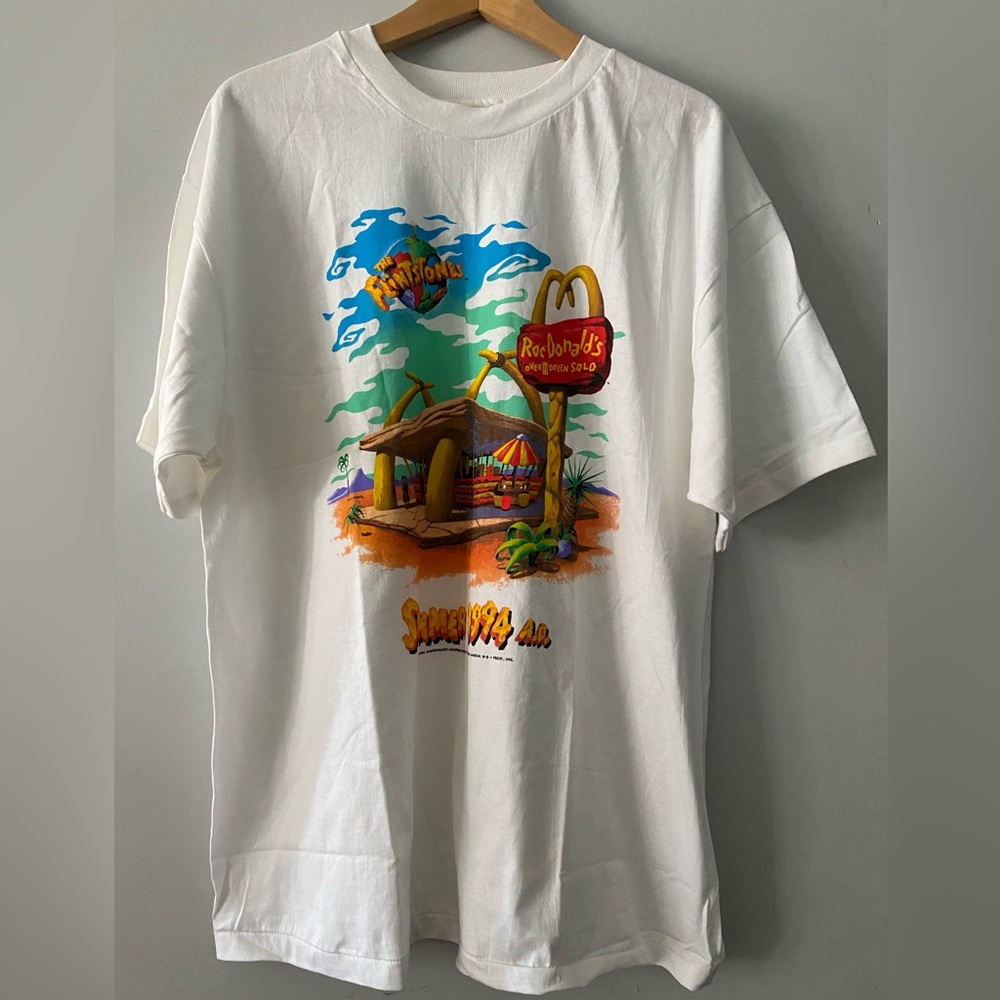Vintage McDonald’s The Flintstones Movie Promo Tee, 1994